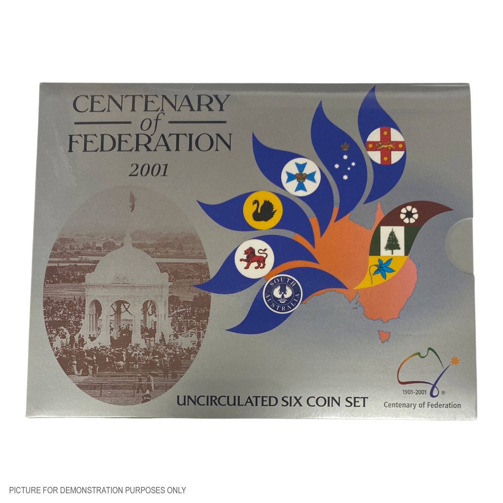 2001 Six Coin Uncirculated Year Set - Centenary of Federation